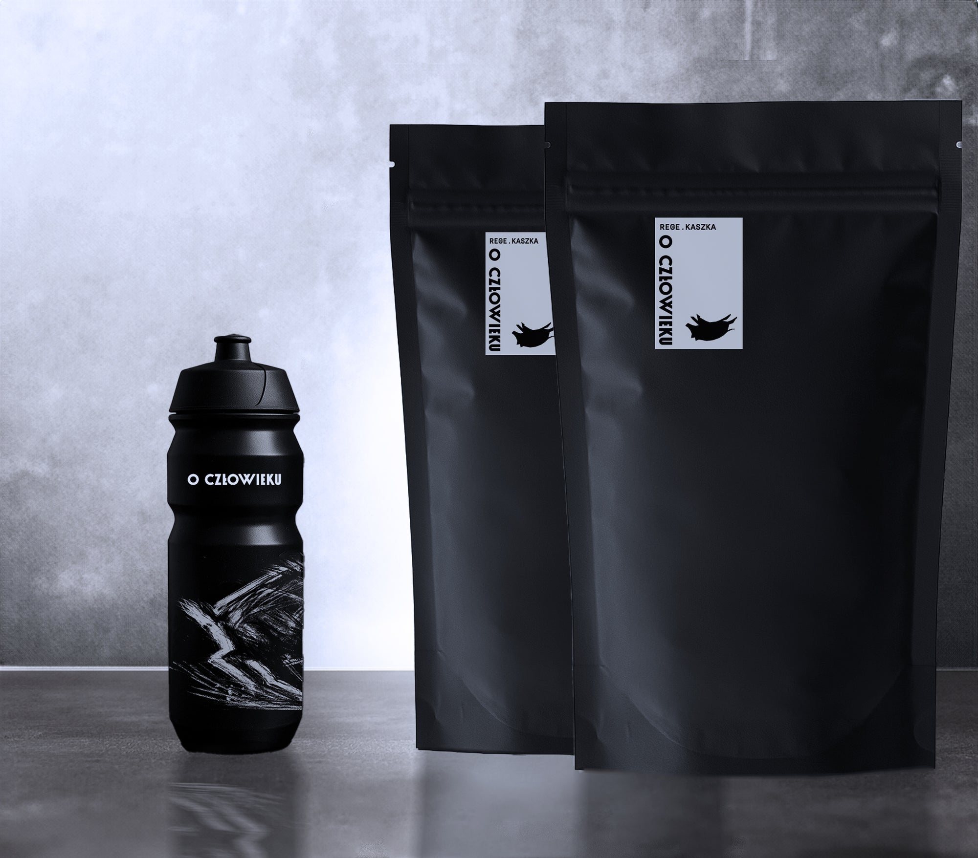 2 DZIKI: 8x paliwo rakietowe 7,2 Kg (40x160 g CHO), 4x za rege kaszka 8,8 kg, 2x zestaw bidonów O CZŁOWIEKU